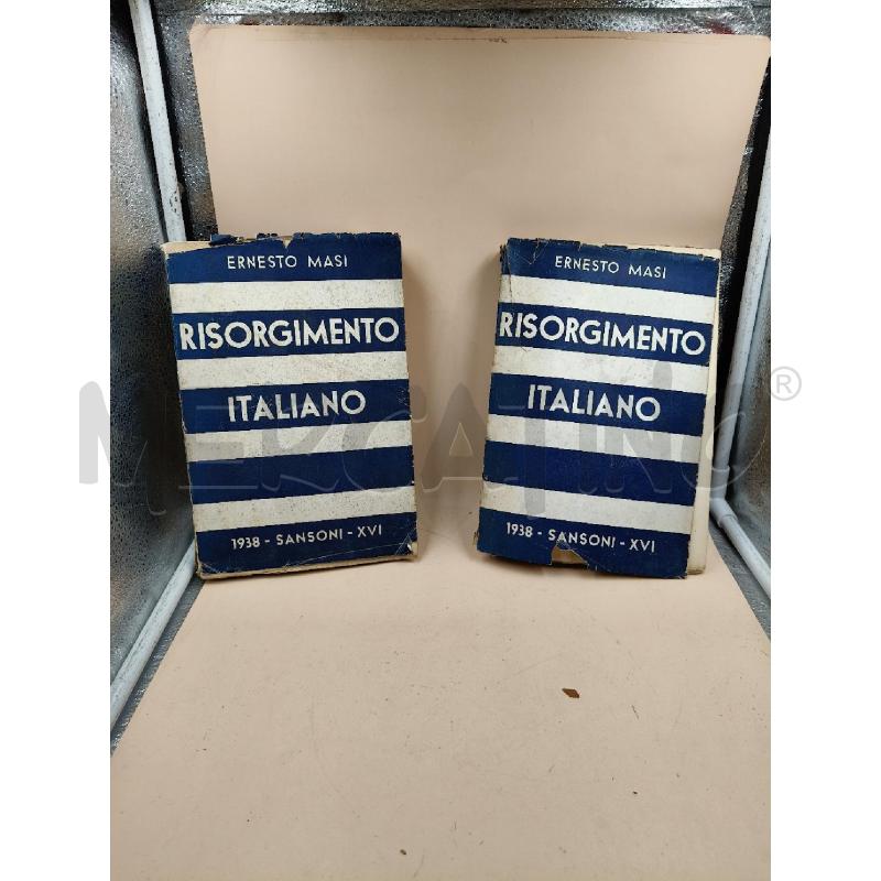 IL RISORGIMENTO ITALIANO MASI SANSONI 2VV | Mercatino dell'Usato Roma talenti 2