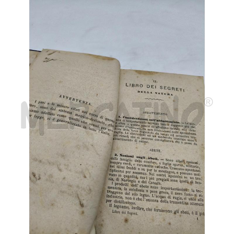 IL VERO TESORO DEI SEGRETI DELLA NATURA 1869 | Mercatino dell'Usato Roma talenti 3