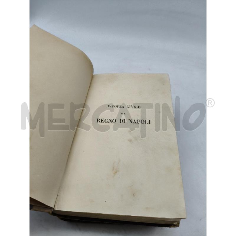ISTORIA CIVILE DEL REGNO DI NAPOLI  2 VOLUMI 1865 | Mercatino dell'Usato Roma talenti 4