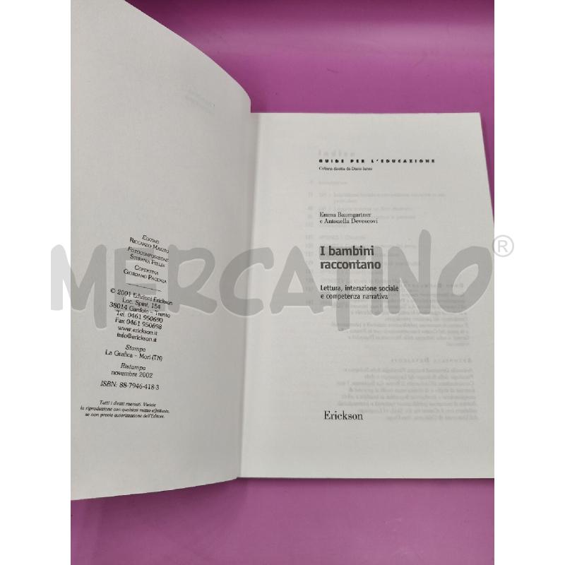I BAMBINI RACCONTANO ERICKSON | Mercatino dell'Usato Roma talenti 3