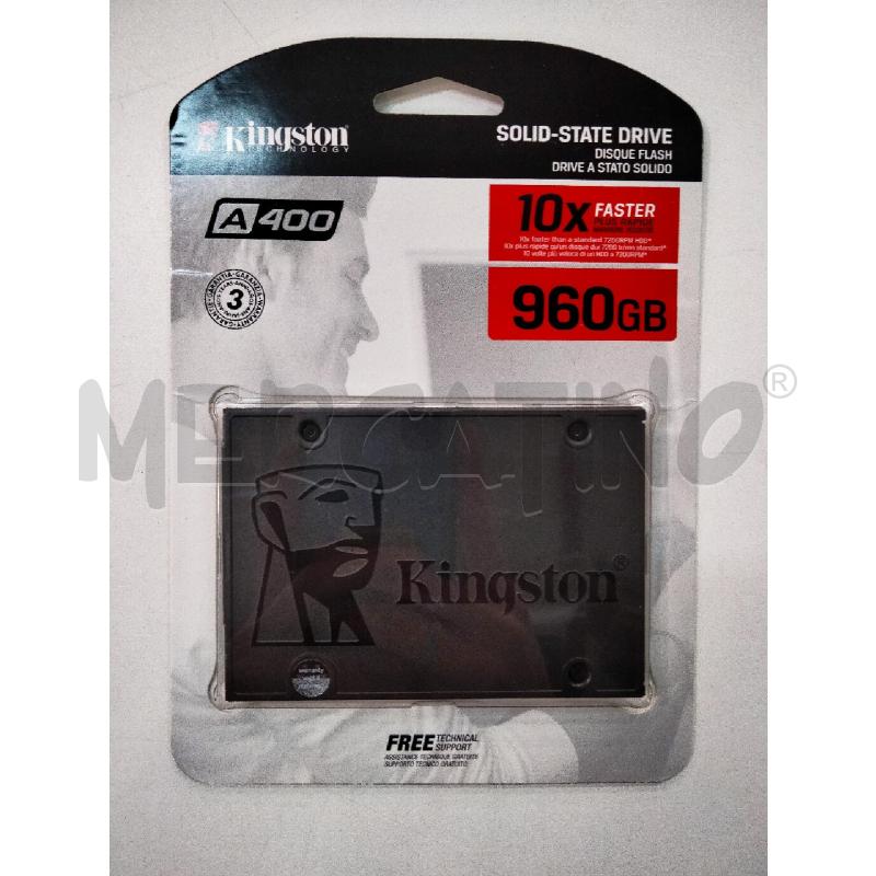 KINGSTON A400 SSD DRIVE 960GB | Mercatino dell'Usato Roma talenti 1