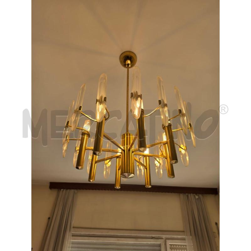 LAMPADARIO C/OTTONE 8L DESIGN | Mercatino dell'Usato Roma talenti 2