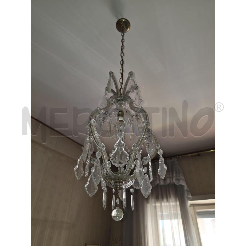 LAMPADARIO CRISTALLO PICC | Mercatino dell'Usato Roma talenti 1