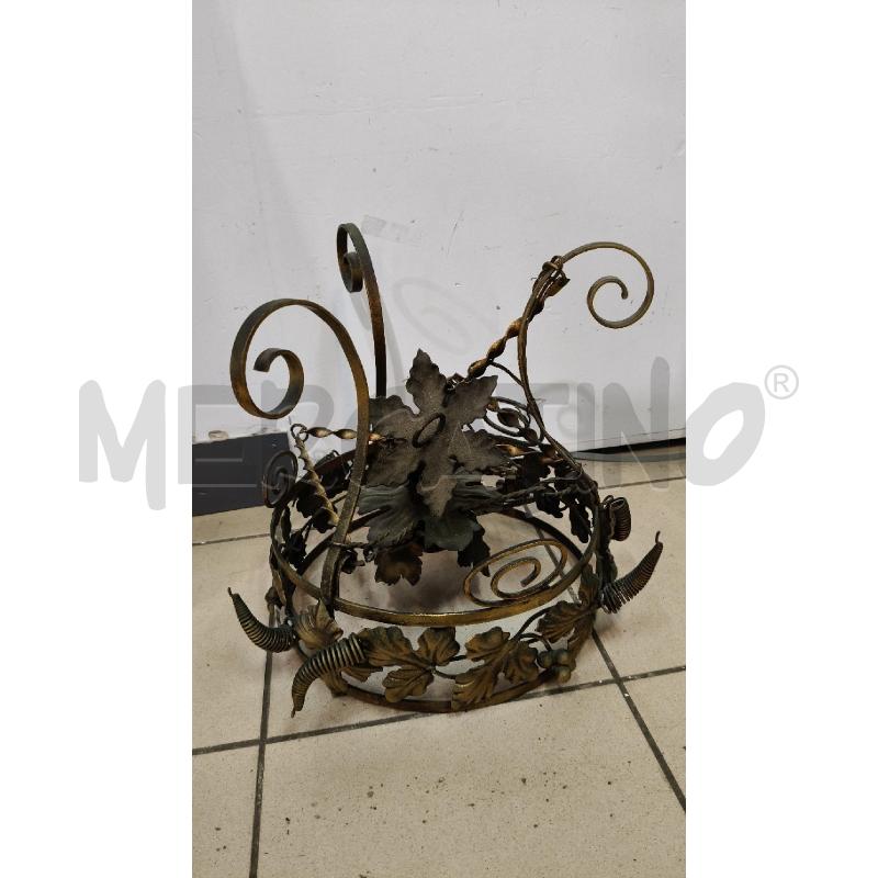 LAMPADARIO FERRO FOGLIE | Mercatino dell'Usato Roma talenti 1