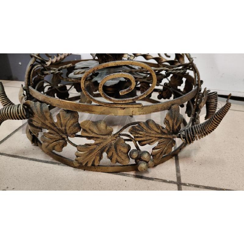 LAMPADARIO FERRO FOGLIE | Mercatino dell'Usato Roma talenti 2