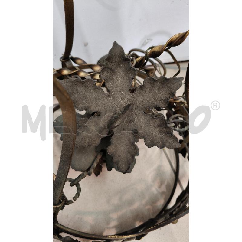 LAMPADARIO FERRO FOGLIE | Mercatino dell'Usato Roma talenti 3