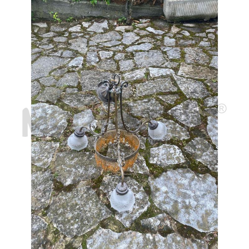 LAMPADARIO LIBERTY 3L VETRO | Mercatino dell'Usato Roma talenti 1