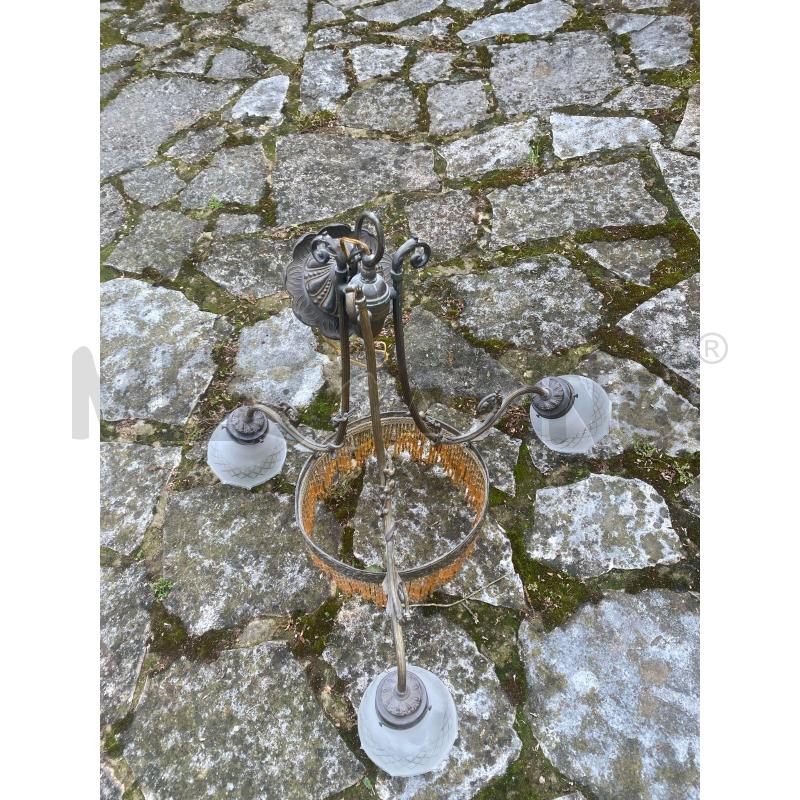 LAMPADARIO LIBERTY 3L VETRO | Mercatino dell'Usato Roma talenti 2