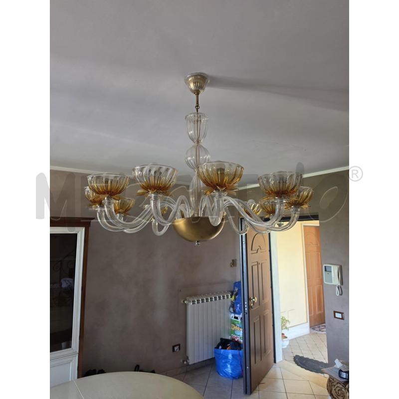 LAMPADARIO MURANO 12L DA RIV | Mercatino dell'Usato Roma talenti 2
