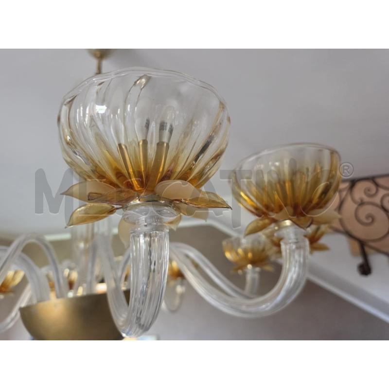 LAMPADARIO MURANO 12L DA RIV | Mercatino dell'Usato Roma talenti 3