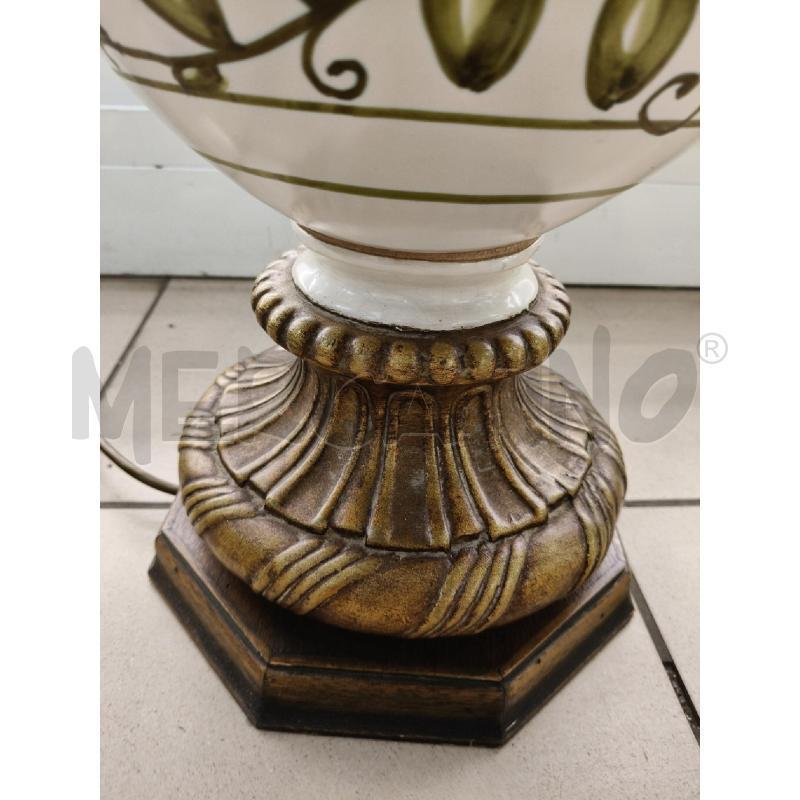 LAMPADA CERAMICA BASE ESAGONALE  | Mercatino dell'Usato Roma talenti 3