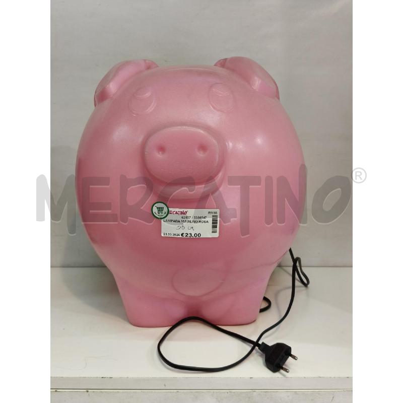 LAMPADA MAIALINO ROSA | Mercatino dell'Usato Roma talenti 1