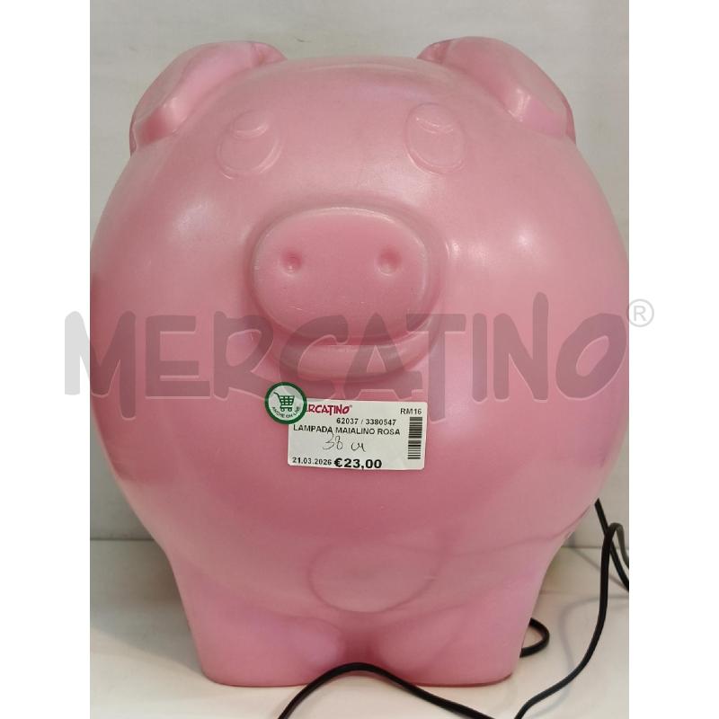 LAMPADA MAIALINO ROSA | Mercatino dell'Usato Roma talenti 2