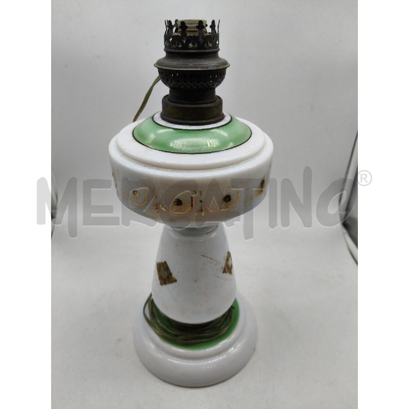 LAMPADA OPALINE BIA VERDE | Mercatino dell'Usato Roma talenti 1