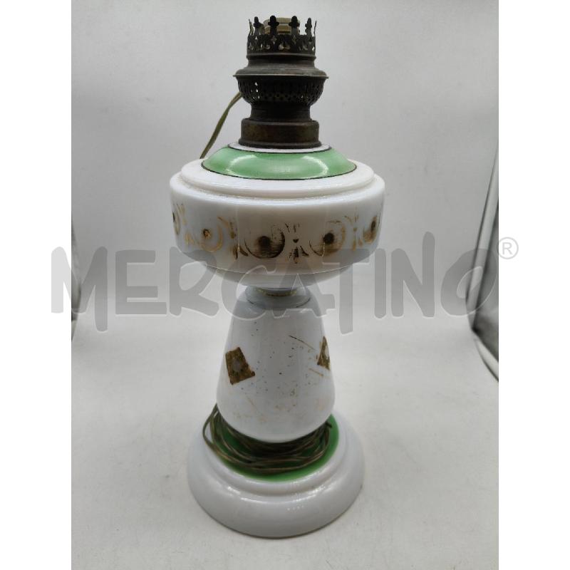 LAMPADA OPALINE BIA VERDE | Mercatino dell'Usato Roma talenti 2
