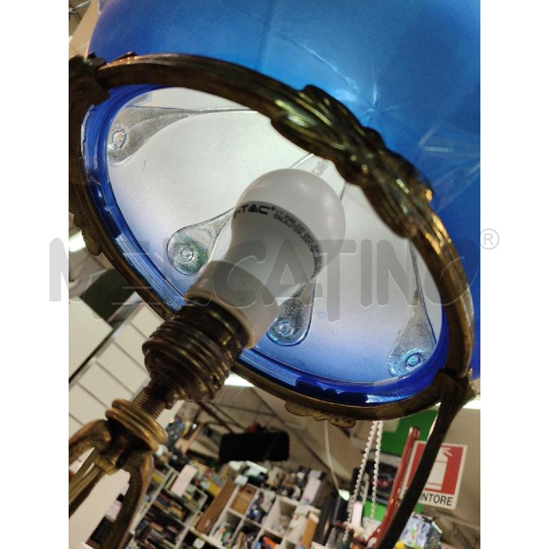 LAMPADA OTT VETRO BLU LIBERTY | Mercatino dell'Usato Roma talenti 2