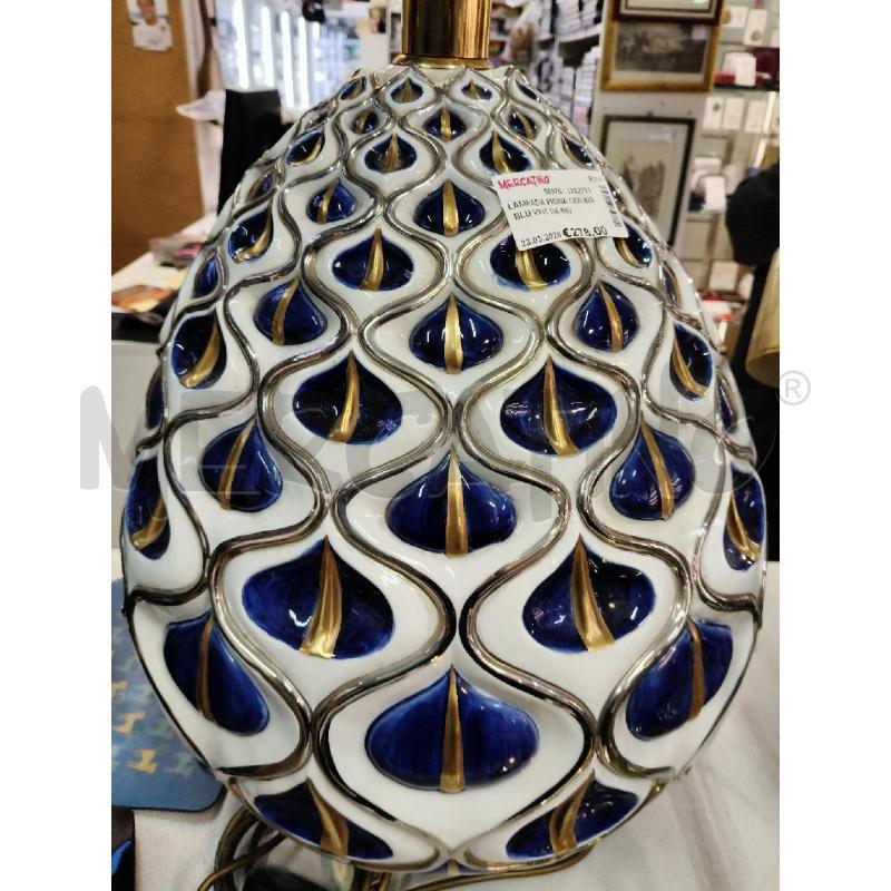 LAMPADA PIGNA CER BIA BLU VINT DA RIV  | Mercatino dell'Usato Roma talenti 3