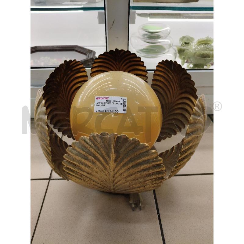 LAMPADA POMO CROMO DESIGN VINT  | Mercatino dell'Usato Roma talenti 1