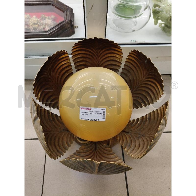 LAMPADA POMO CROMO DESIGN VINT  | Mercatino dell'Usato Roma talenti 2