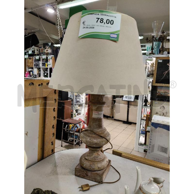LAMPADA TERRACOTTA  | Mercatino dell'Usato Roma talenti 1