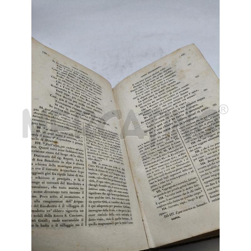 LA DIVINA COMMEDIA BRUNONE BIANCHI 1846 | Mercatino dell'Usato Roma talenti 4