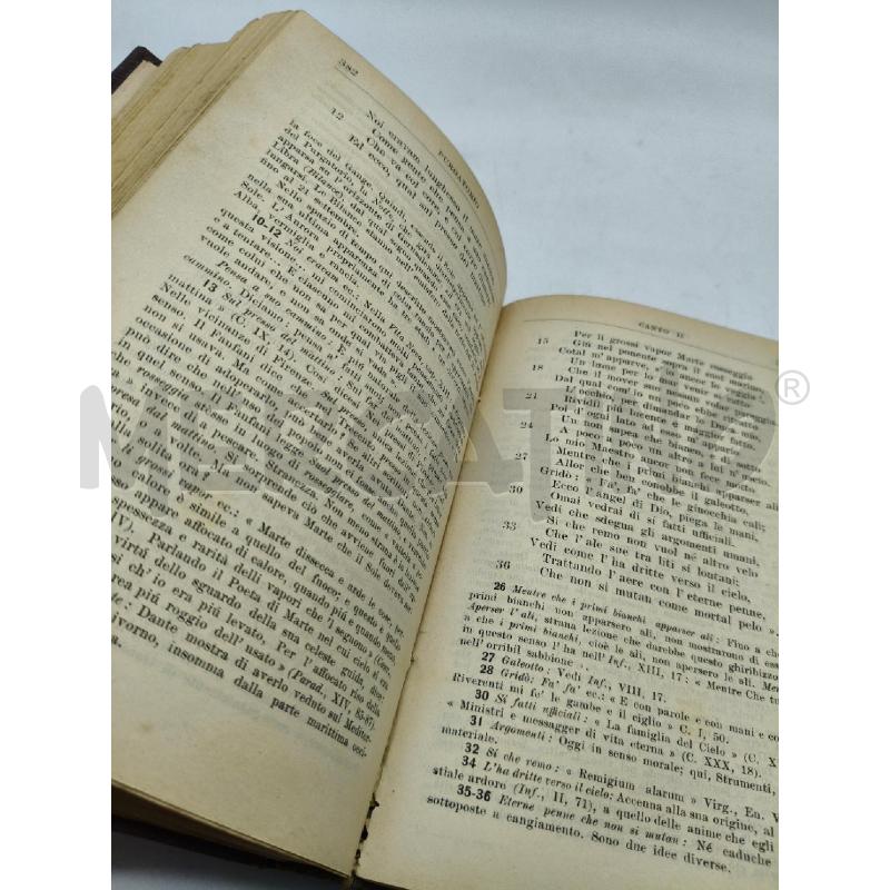 LA DIVINA COMMEDIA ESPOSTA CON METODO DANTESCO DA ENRICO MESTICA MCMIX | Mercatino dell'Usato Roma talenti 3