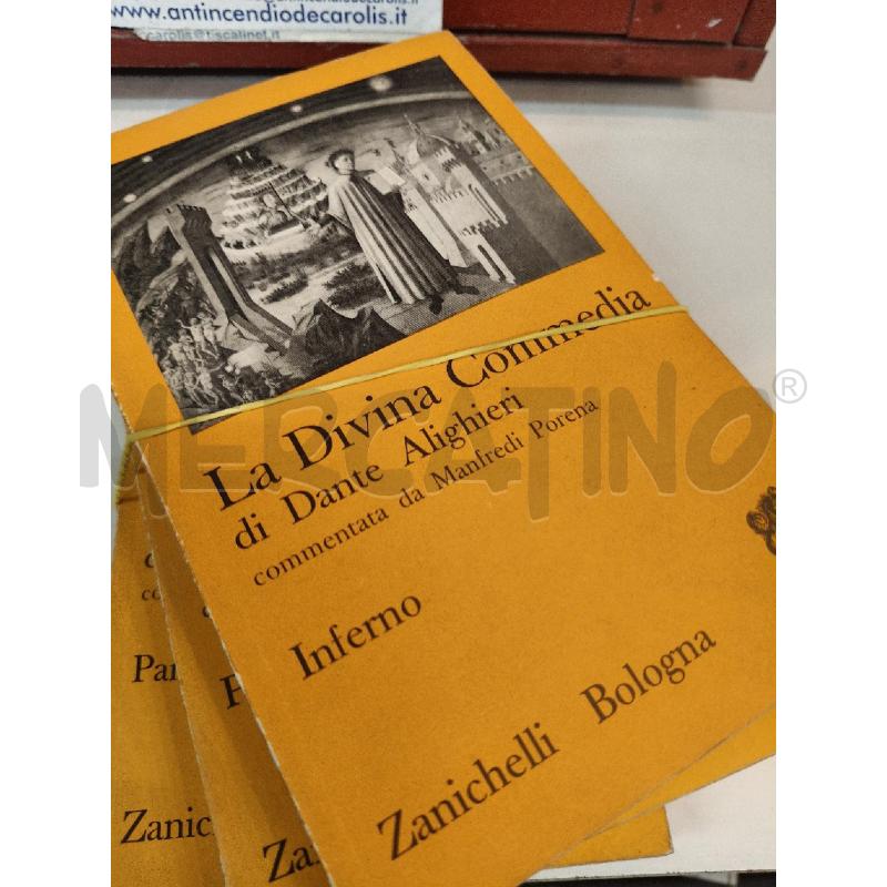 LA DIVINA COMMEDIA ZANICHELLI 3VV | Mercatino dell'Usato Roma talenti 1