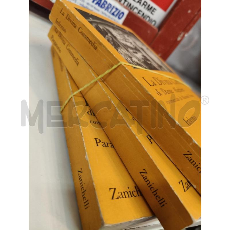LA DIVINA COMMEDIA ZANICHELLI 3VV | Mercatino dell'Usato Roma talenti 2