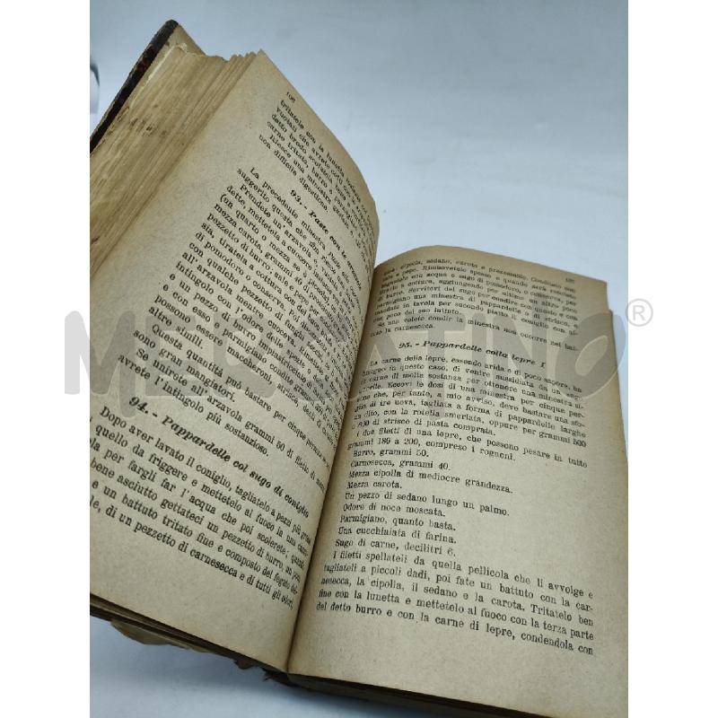 LA SCIENZA IN CUCINA E L'ARTE DI MANGIAR BENE ARTUSI 1921 DA RIV | Mercatino dell'Usato Roma talenti 2