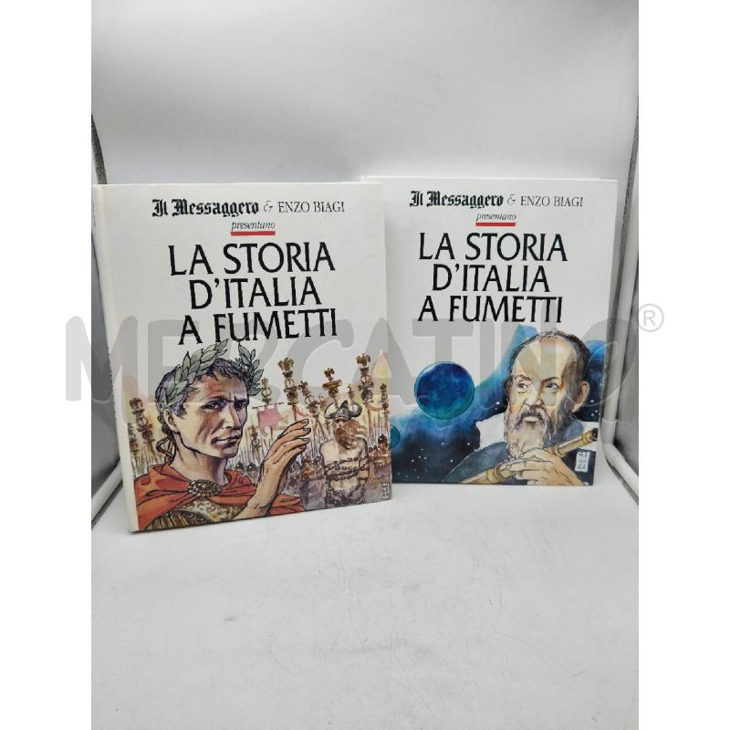 LA STORIA D'ITALIA A FUMETTI 2VV | Mercatino dell'Usato Roma talenti 1