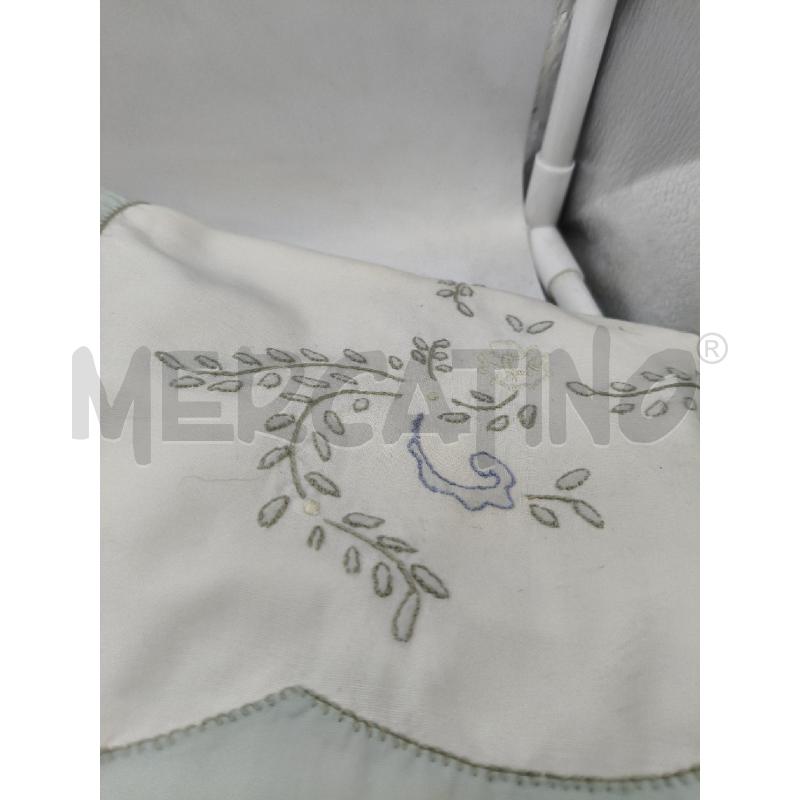 LENZUOLO MATRIMONIALE+2 FEDERE COTONE RIC FIORI  | Mercatino dell'Usato Roma talenti 2