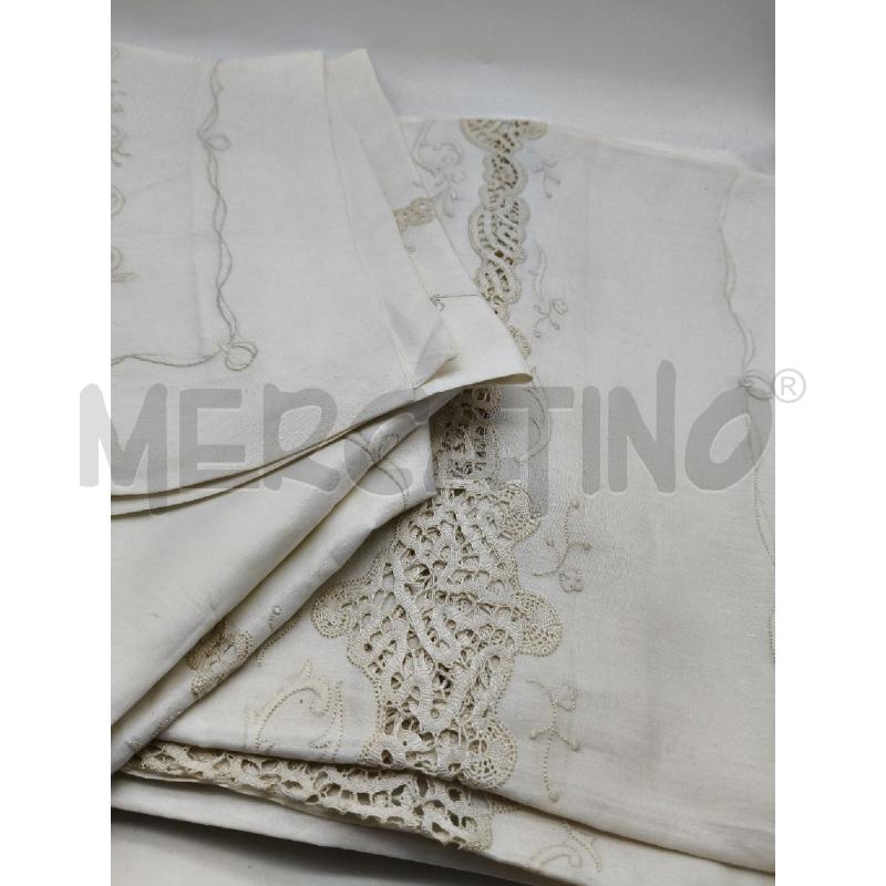 LENZUOLO MATRIMONIALE+2 FEDERE LINO CANTU' | Mercatino dell'Usato Roma talenti 3