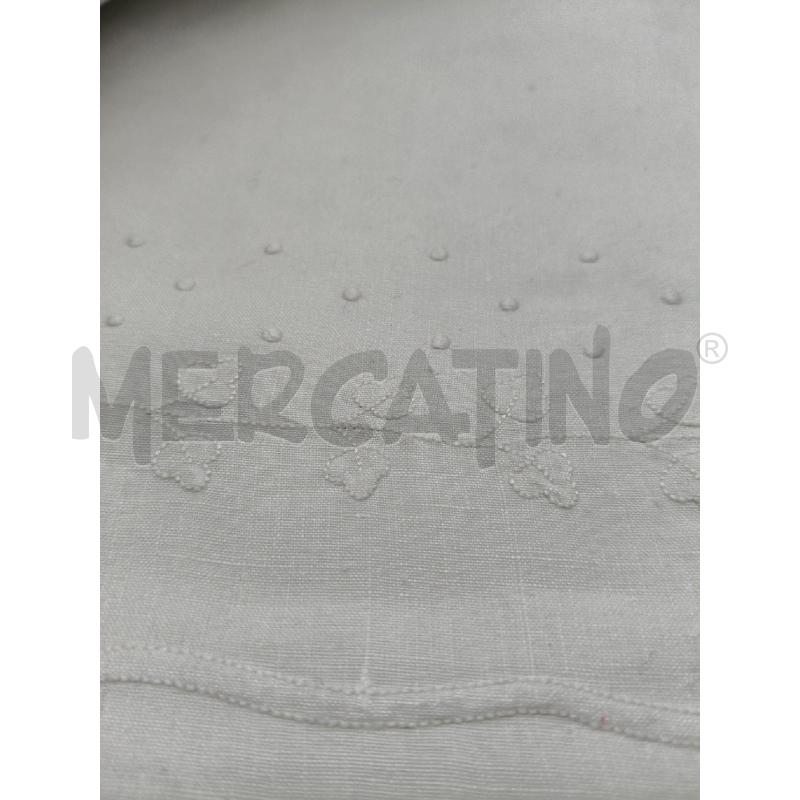 LENZUOLO MATRIMONIALE+2 FEDERE LINO RICAMI EDERE  | Mercatino dell'Usato Roma talenti 2