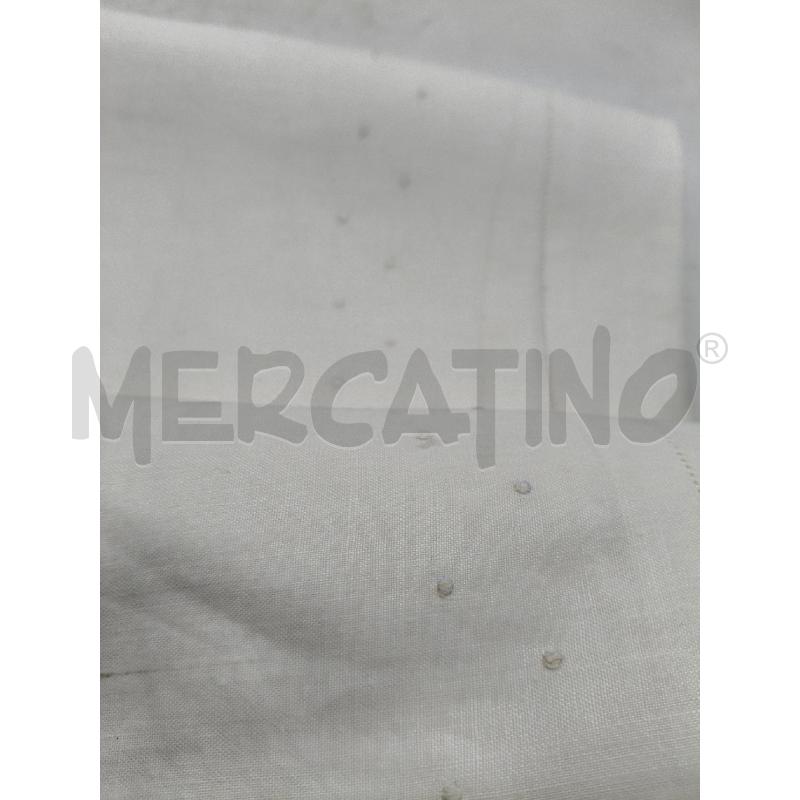 LENZUOLO MATRIMONIALE+2 FEDERE LINO RIC FIORI  | Mercatino dell'Usato Roma talenti 3