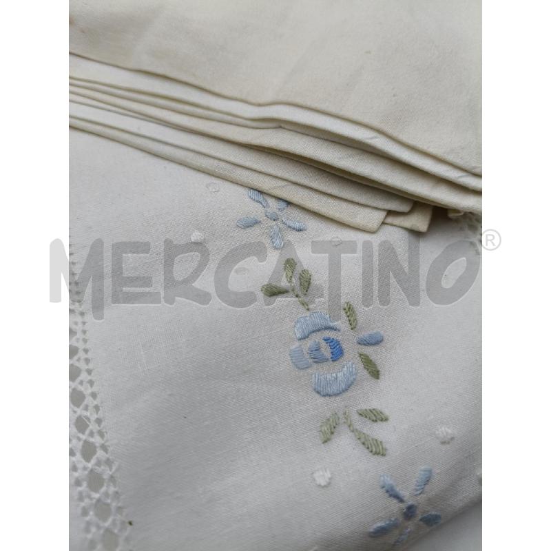 LENZUOLO MATRIMONIALE+2 FEDERE RIC FIORI  | Mercatino dell'Usato Roma talenti 2