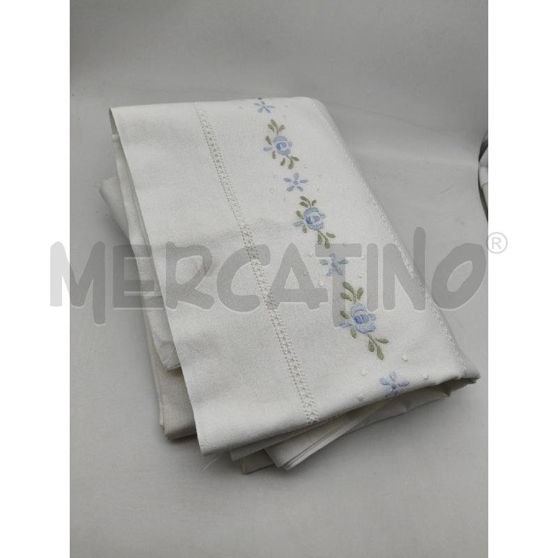 LENZUOLO MATRIMONIALE+2 FEDERE RIC FIORI  | Mercatino dell'Usato Roma talenti 4