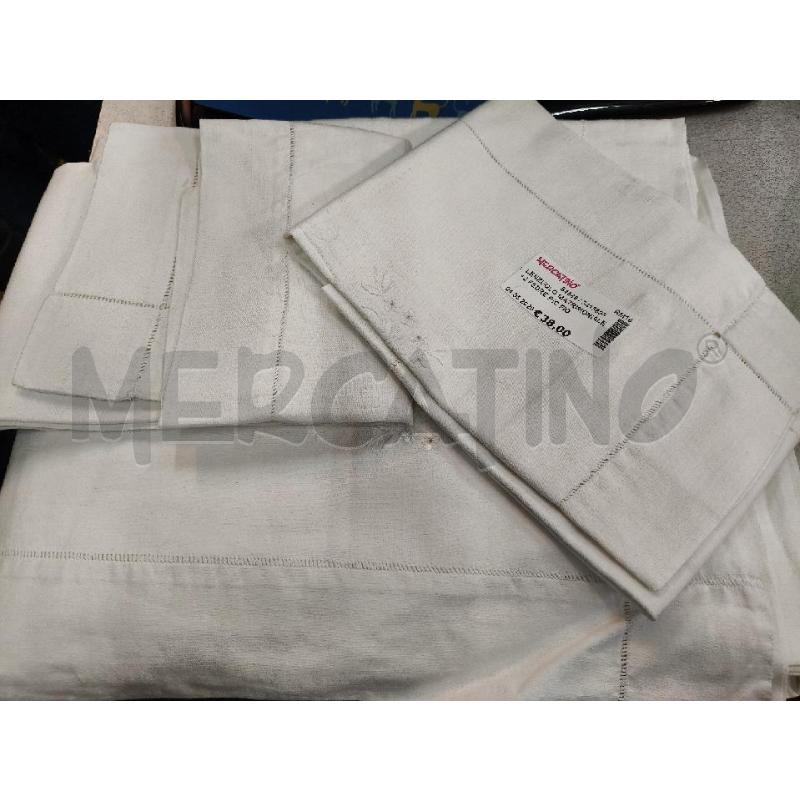 LENZUOLO MATRIMONIALE+2 FEDRE RIC FIORI EPOCA  | Mercatino dell'Usato Roma talenti 1