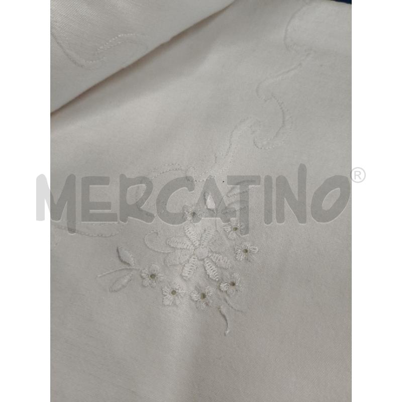 LENZUOLO MATRIMONIALE+2 FEDRE RIC FIORI EPOCA  | Mercatino dell'Usato Roma talenti 2