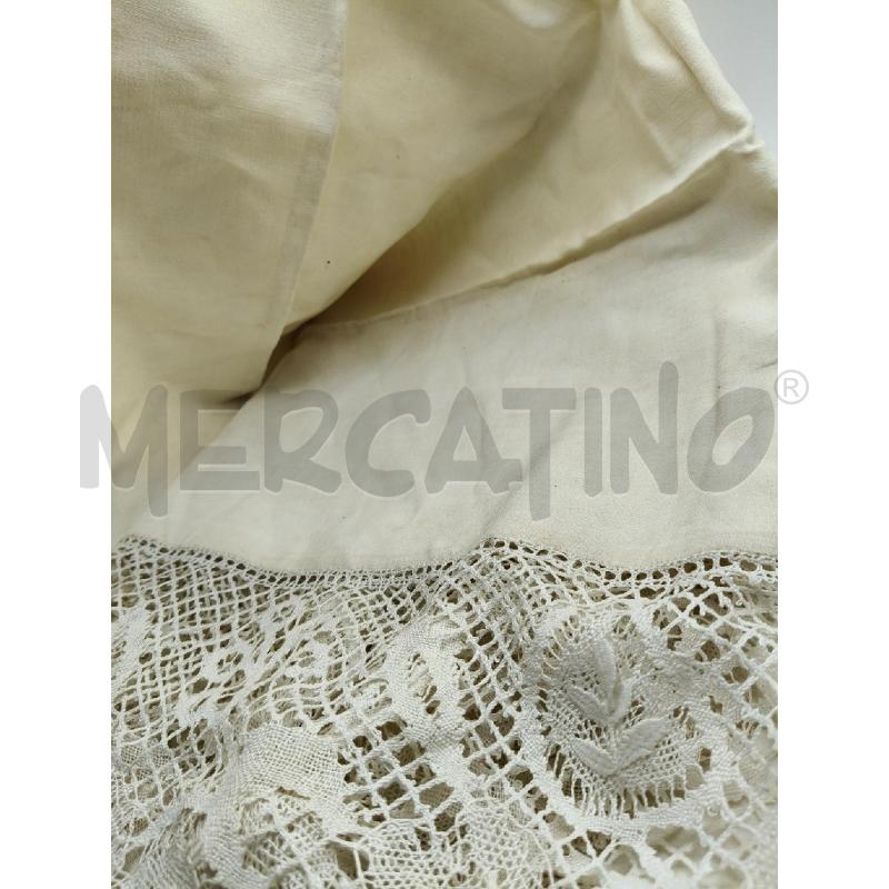 LENZUOLO MATRIMONIALE+FEDERA EPOCA RICAMI  | Mercatino dell'Usato Roma talenti 5