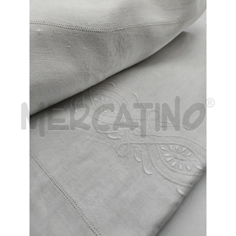LENZUOLO MATRIMONIALE LINO RIC  | Mercatino dell'Usato Roma talenti 3