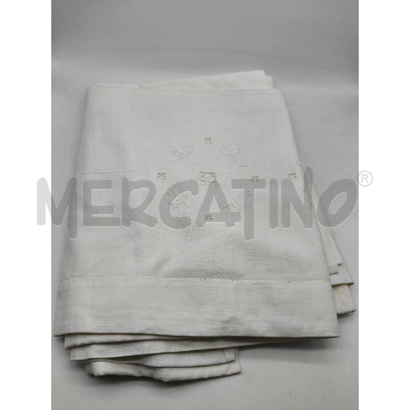 LENZUOLO MATRIMONIALE RICAMI  | Mercatino dell'Usato Roma talenti 1