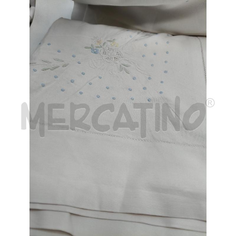 LENZUOLO MATRIMONIALE RIC FIORI  | Mercatino dell'Usato Roma talenti 3