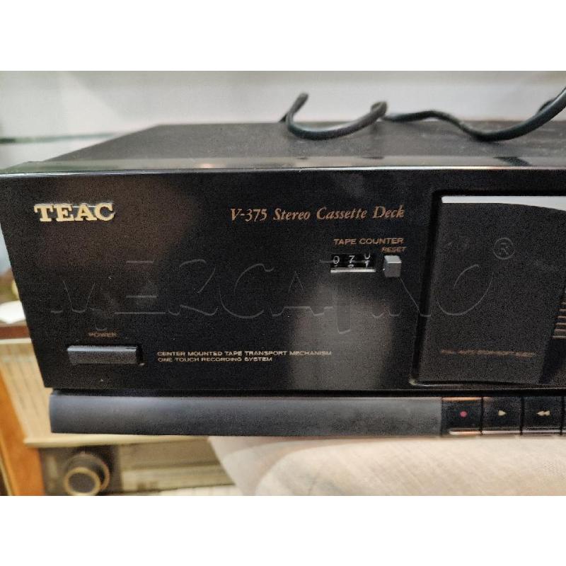 LETTORE CASSETTE TEAC V-375 STEREO CASSETTE DECK | Mercatino dell'Usato Roma talenti 2