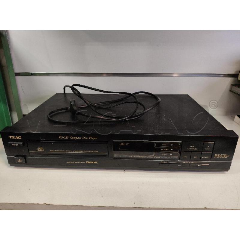 LETTORE CD TEAC COMPACT DISC PD-135 NO TLC | Mercatino dell'Usato Roma talenti 1