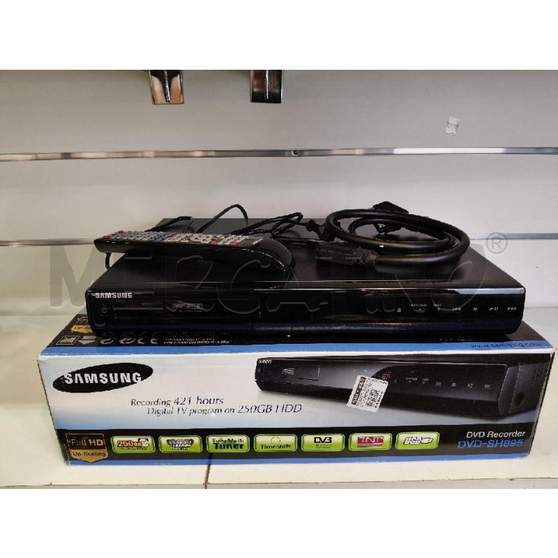 LETTORE DVD RECORDER SAMSUNG SH895 CON TLC | Mercatino dell'Usato Roma talenti 1