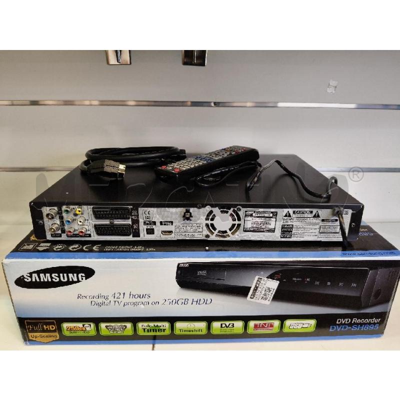 LETTORE DVD RECORDER SAMSUNG SH895 CON TLC | Mercatino dell'Usato Roma talenti 4