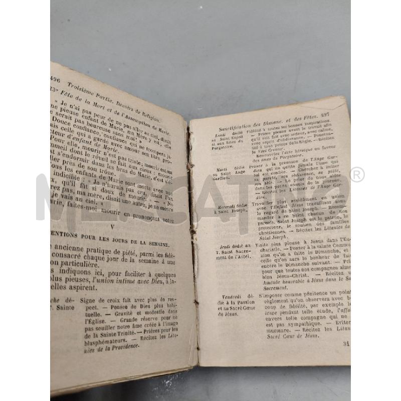 LE LIVRE DE PIETÉ DE LA JEUNE FILLE 1890 | Mercatino dell'Usato Roma talenti 3