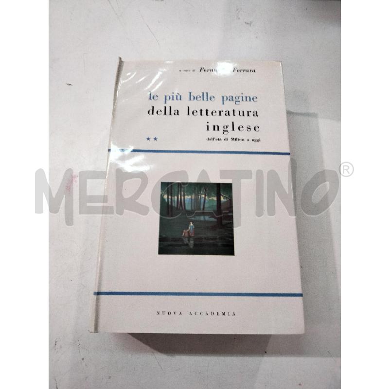 LE PIÙ BELLE PAGINE DI LETTERATURA INGLESE 2VV NUOVA ACCADEMIA | Mercatino dell'Usato Roma talenti 2