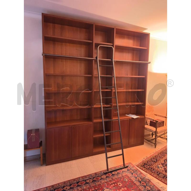 LIBRERIA GRANDE LEGNO 4SP+SCALA | Mercatino dell'Usato Roma talenti 3