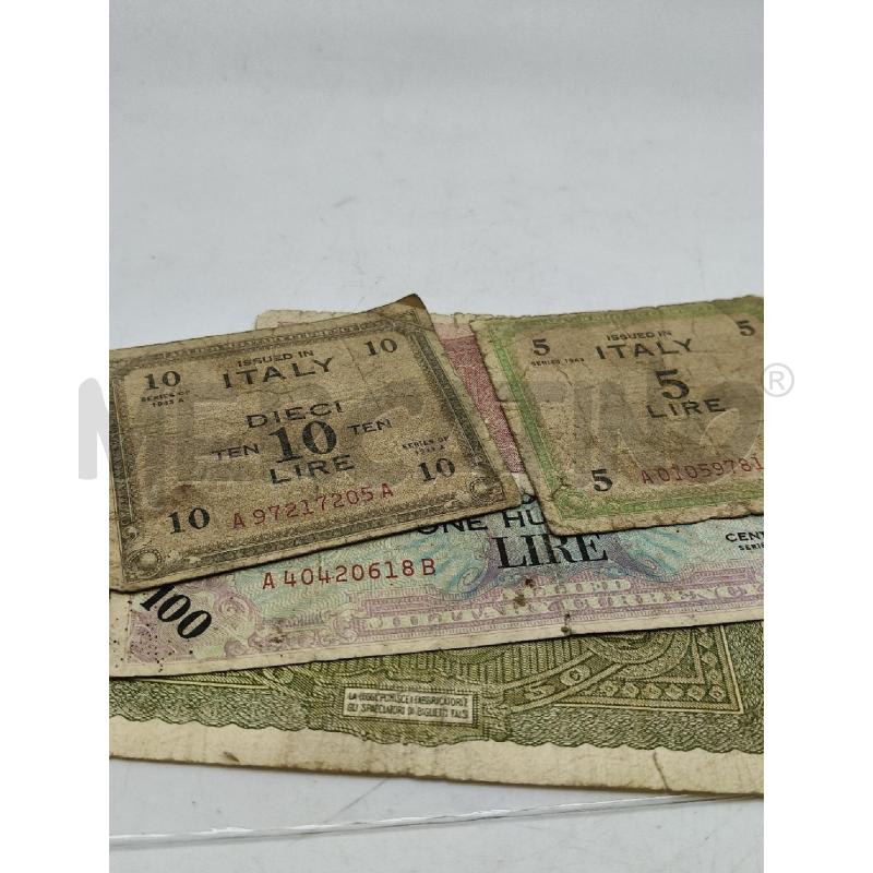 LOTTO 5 BANCONOTE AMLIRE  | Mercatino dell'Usato Roma talenti 2